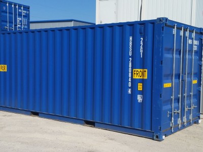 Seecontainer 20' double door NEU Blau oder Grau
