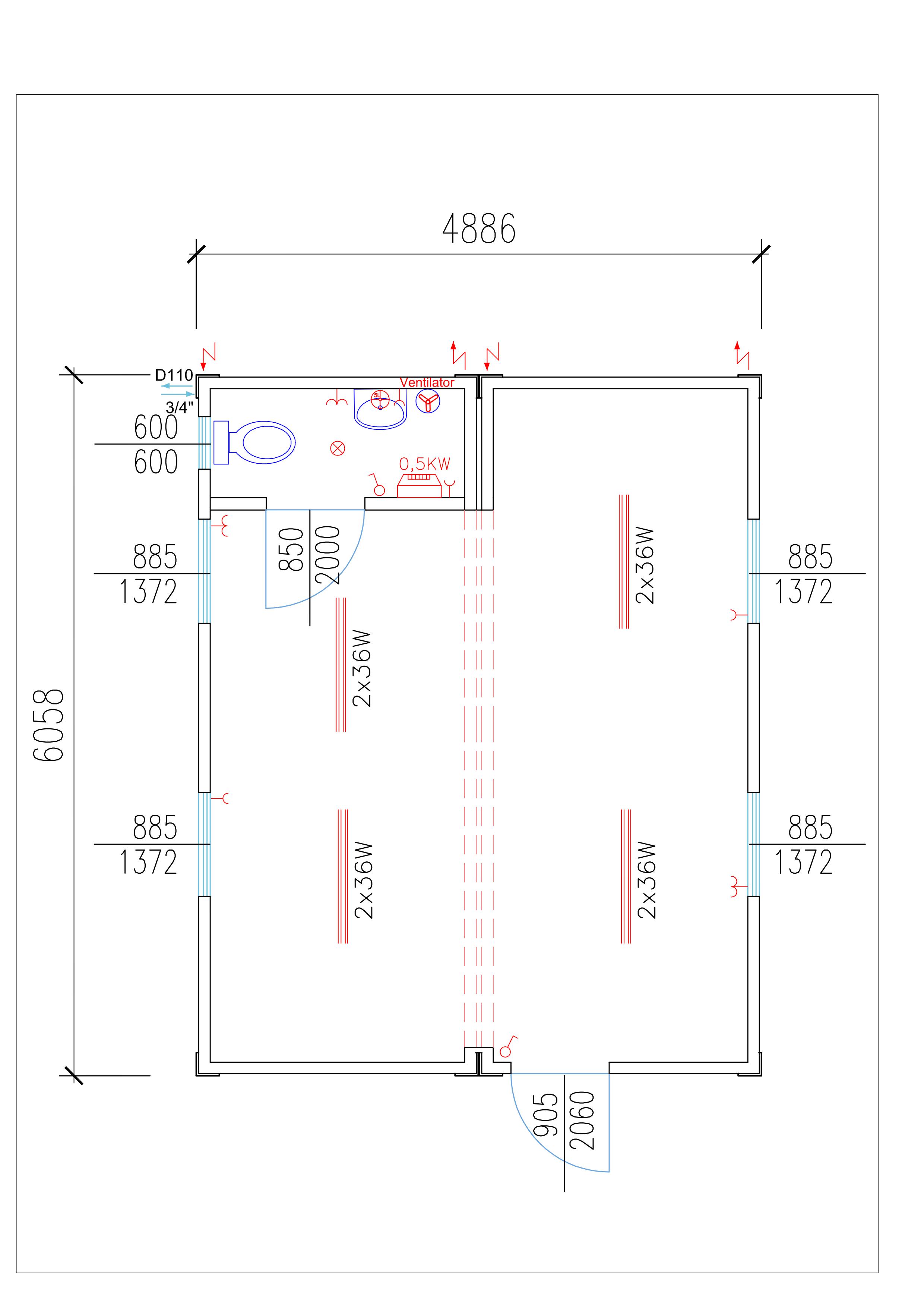 Büro-Doppelcontainer 20' mit WC ! PREISE AUF ANFRAGE!